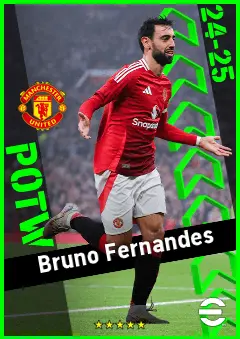 Bruno Fernandes eFootball 2026 player card, 95 OVR AMF