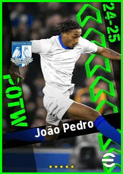 João Pedro eFootball 2026 player card, 93 OVR CF