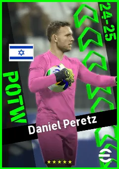 Daniel Peretz eFootball 2026 player card, 90 OVR GK