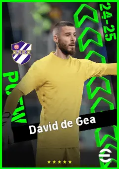 David de Gea eFootball 2026 player card, 93 OVR GK