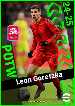 Leon Goretzka eFootball 2026 player card, 93 OVR DMF