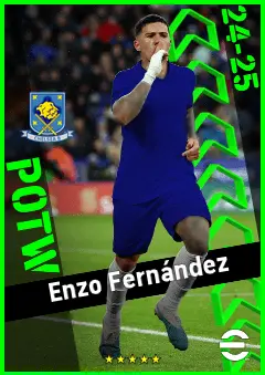 Enzo Fernández eFootball 2026 player card, 94 OVR CMF