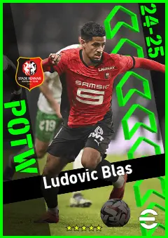 Ludovic Blas eFootball 2026 player card, 93 OVR SS