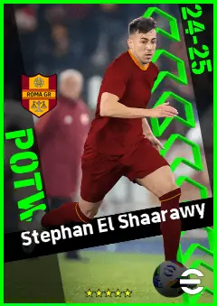Stephan El Shaarawy eFootball 2026 player card, 93 OVR CF