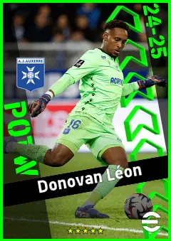 Donovan Léon eFootball 2026 player card, 91 OVR GK