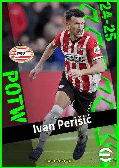 Ivan Perišić eFootball 2026 player card, 93 OVR RMF