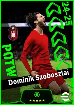 Dominik Szoboszlai eFootball 2026 player card, 95 OVR AMF