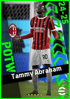 Tammy Abraham eFootball 2026 player card, 93 OVR CF