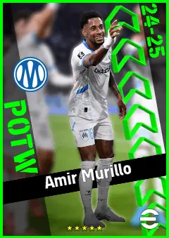 Amir Murillo eFootball 2026 player card, 92 OVR CB