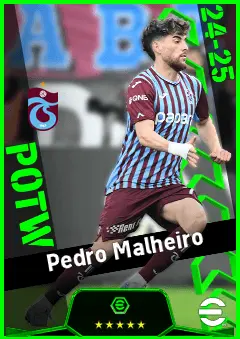 Pedro Malheiro eFootball 2026 player card, 92 OVR RB