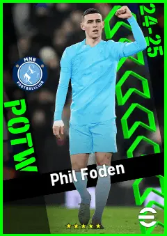 Phil Foden eFootball 2026 player card, 96 OVR RMF