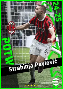Strahinja Pavlović eFootball 2026 player card, 92 OVR CB