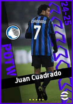 Juan Cuadrado eFootball 2026 player card, 94 OVR RMF