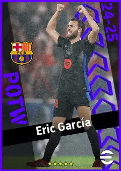 Eric García eFootball 2026 player card, 93 OVR RB
