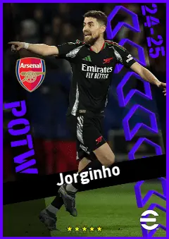 Jorginho eFootball 2026 player card, 94 OVR DMF