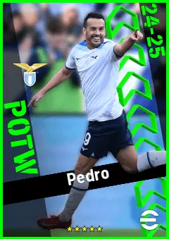 Pedro eFootball 2026 player card, 92 OVR AMF