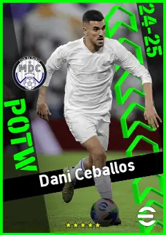 Dani Ceballos eFootball 2026 player card, 93 OVR CMF