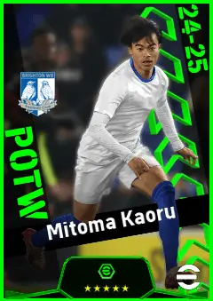 Mitoma Kaoru eFootball 2026 player card, 94 OVR LMF