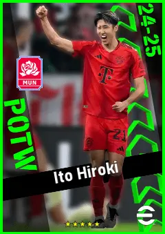 Ito Hiroki eFootball 2026 player card, 94 OVR LB