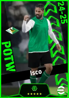 Isco eFootball 2026 player card, 94 OVR AMF