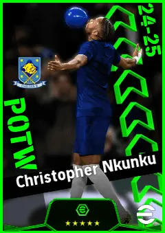Christopher Nkunku eFootball 2026 player card, 94 OVR LMF