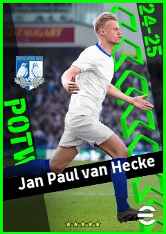 Jan Paul van Hecke eFootball 2026 player card, 93 OVR CB