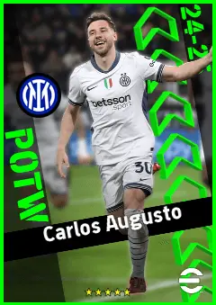 Carlos Augusto eFootball 2026 player card, 93 OVR LB