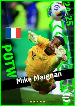 Mike Maignan eFootball 2026 player card, 95 OVR GK