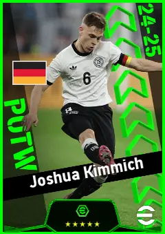 Joshua Kimmich eFootball 2026 player card, 95 OVR RB