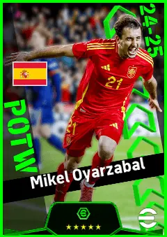 Mikel Oyarzabal eFootball 2026 player card, 94 OVR CF
