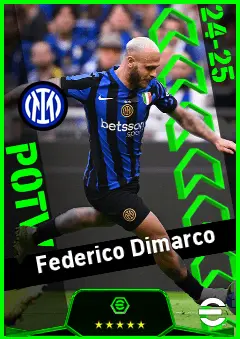 Federico Dimarco eFootball 2026 player card, 95 OVR LMF