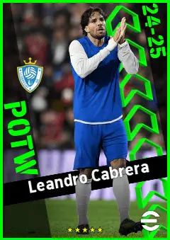 Leandro Cabrera eFootball 2026 player card, 92 OVR CB
