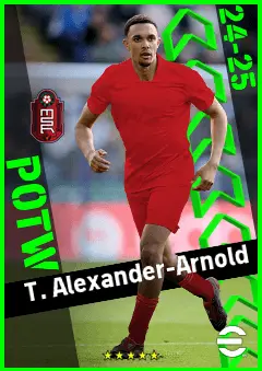 T. Alexander-Arnold eFootball 2026 player card, 96 OVR RB