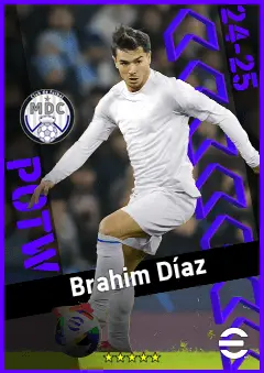 Brahim Díaz eFootball 2026 player card, 94 OVR RMF