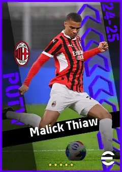 Malick Thiaw eFootball 2026 player card, 95 OVR CB