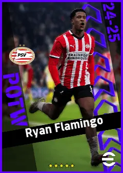 Ryan Flamingo eFootball 2026 player card, 92 OVR CB
