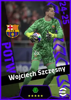 Wojciech Szczęsny eFootball 2026 player card, 94 OVR GK