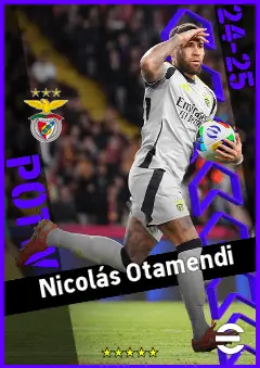 Nicolás Otamendi eFootball 2026 player card, 93 OVR CB