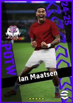 Ian Maatsen eFootball 2026 player card, 94 OVR LB