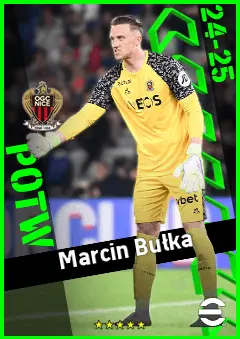 Marcin Bułka eFootball 2026 player card, 93 OVR GK