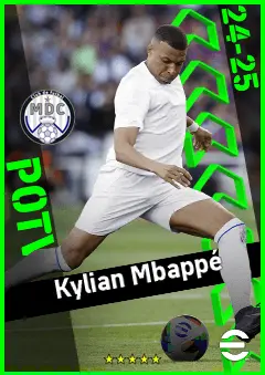 Kylian Mbappé eFootball 2026 player card, 97 OVR CF