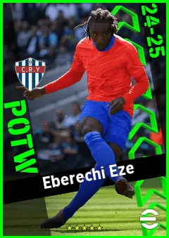 Eberechi Eze eFootball 2026 player card, 94 OVR AMF