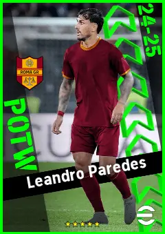 Leandro Paredes eFootball 2026 player card, 93 OVR DMF