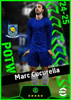 Marc Cucurella eFootball 2026 player card, 93 OVR LB