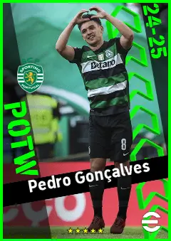 Pedro Gonçalves eFootball 2026 player card, 94 OVR AMF