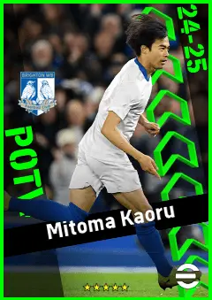 Mitoma Kaoru eFootball 2026 player card, 94 OVR LMF