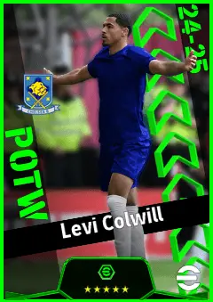 Levi Colwill eFootball 2026 player card, 94 OVR CB