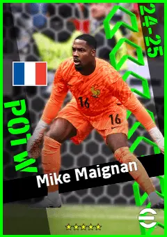 Mike Maignan eFootball 2026 player card, 96 OVR GK