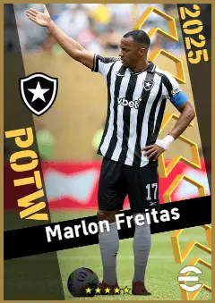 Marlon Freitas eFootball 2026 player card, 93 OVR CMF