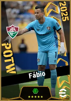 Fábio eFootball 2026 player card, 93 OVR GK